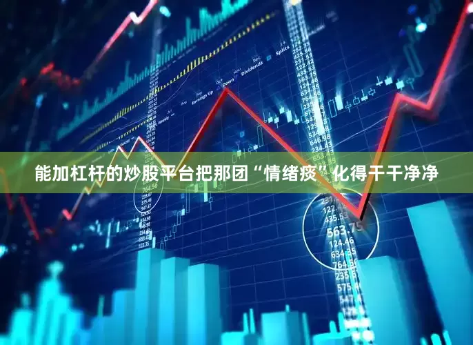 能加杠杆的炒股平台把那团“情绪痰”化得干干净净